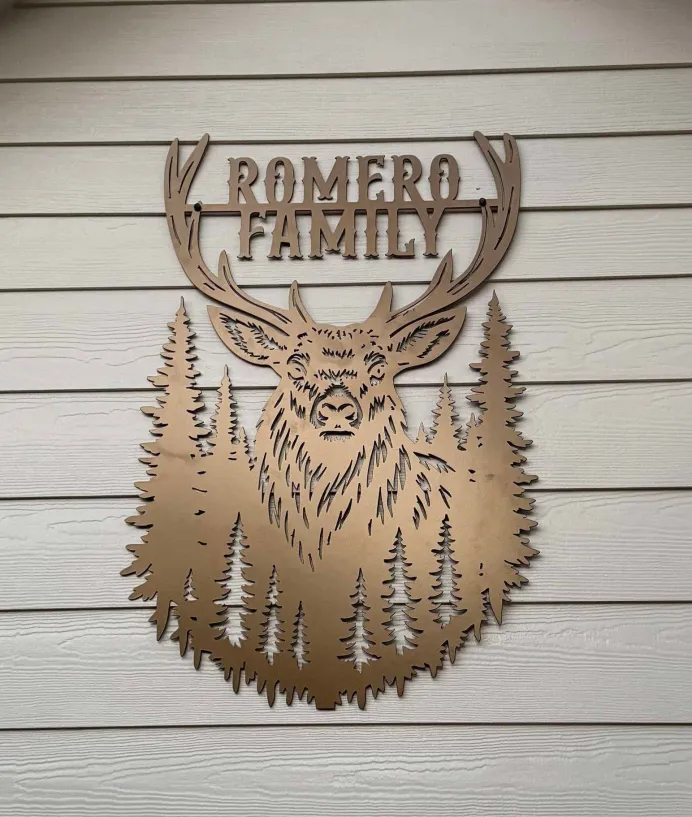 Romero Ranch Custom Metal Sign